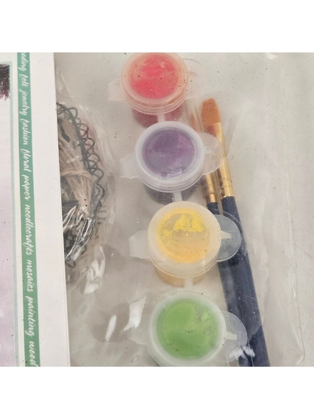 Creative Woman Snowman Wreath Kit With Paint & Brushes Kit-Of-The-Month Club Pro - Picture 4 of 7